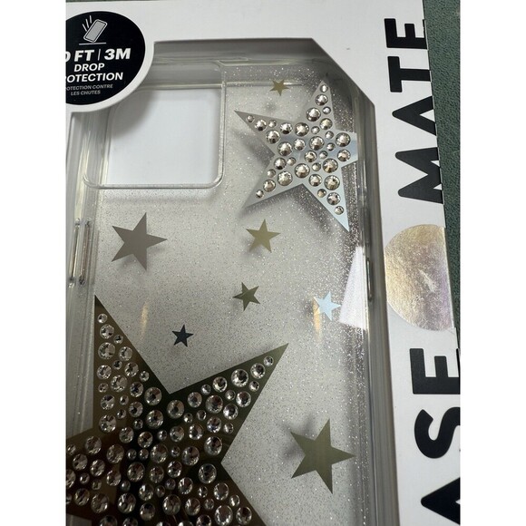 Case Mate for iPhone 13 Sheer Superstar Sparkle Crystal Glitter Case New - Picture 3 of 4